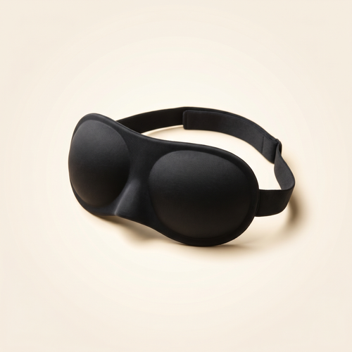 3D Light-Blocking Sleep Eye Mask with Earplugs