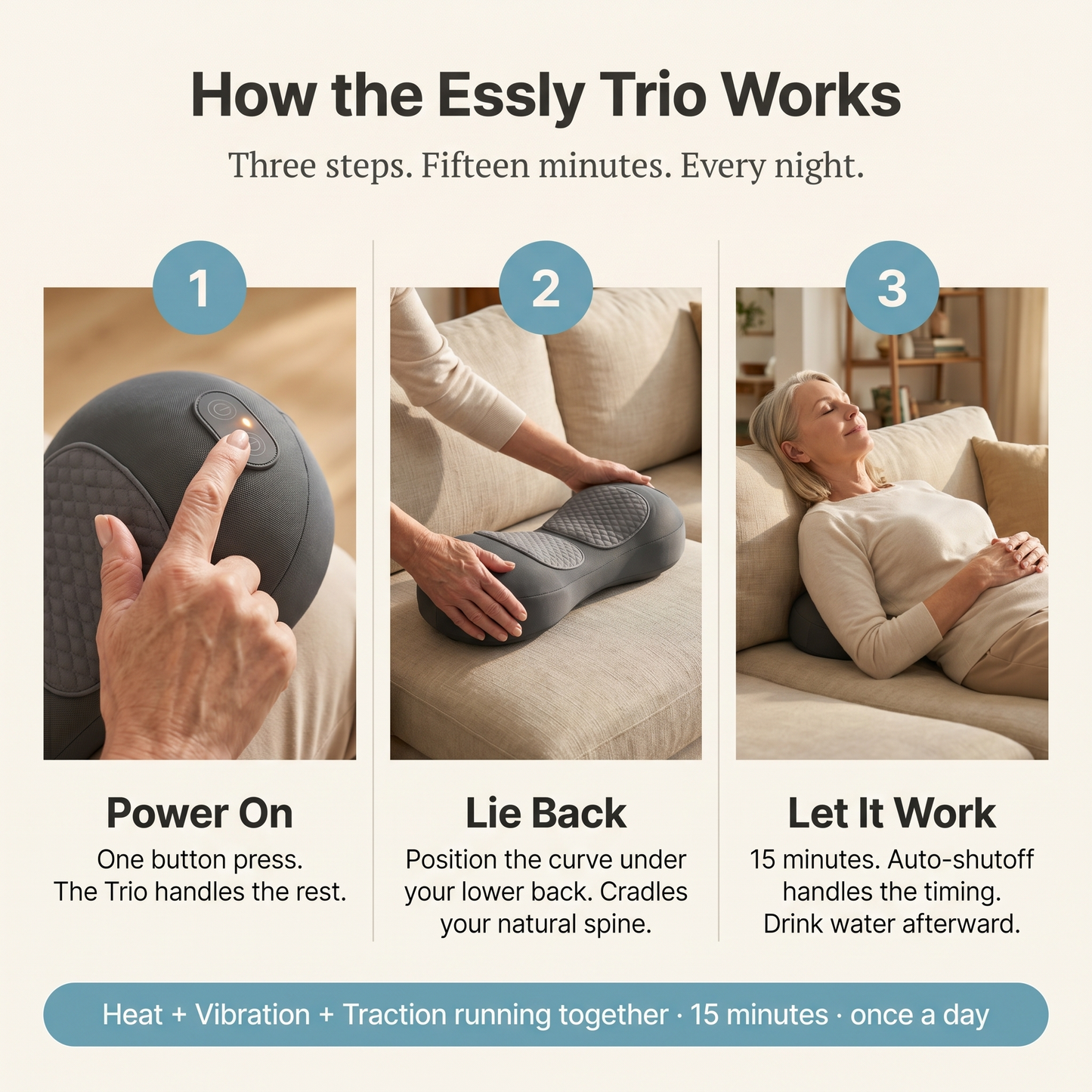 Essly Trio — For the Back That’s Already Tried Everything