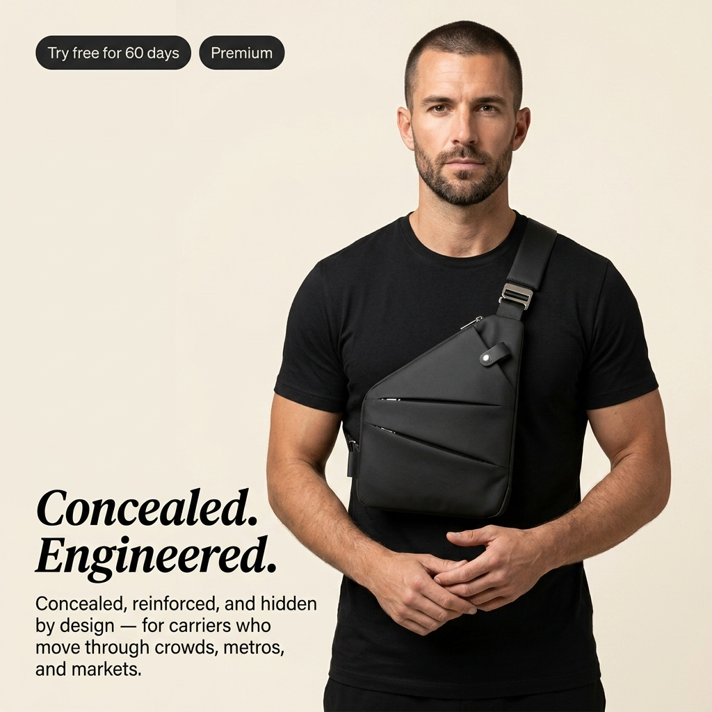 CIPHER by Essly — Anti-Theft Flat Sling Bag