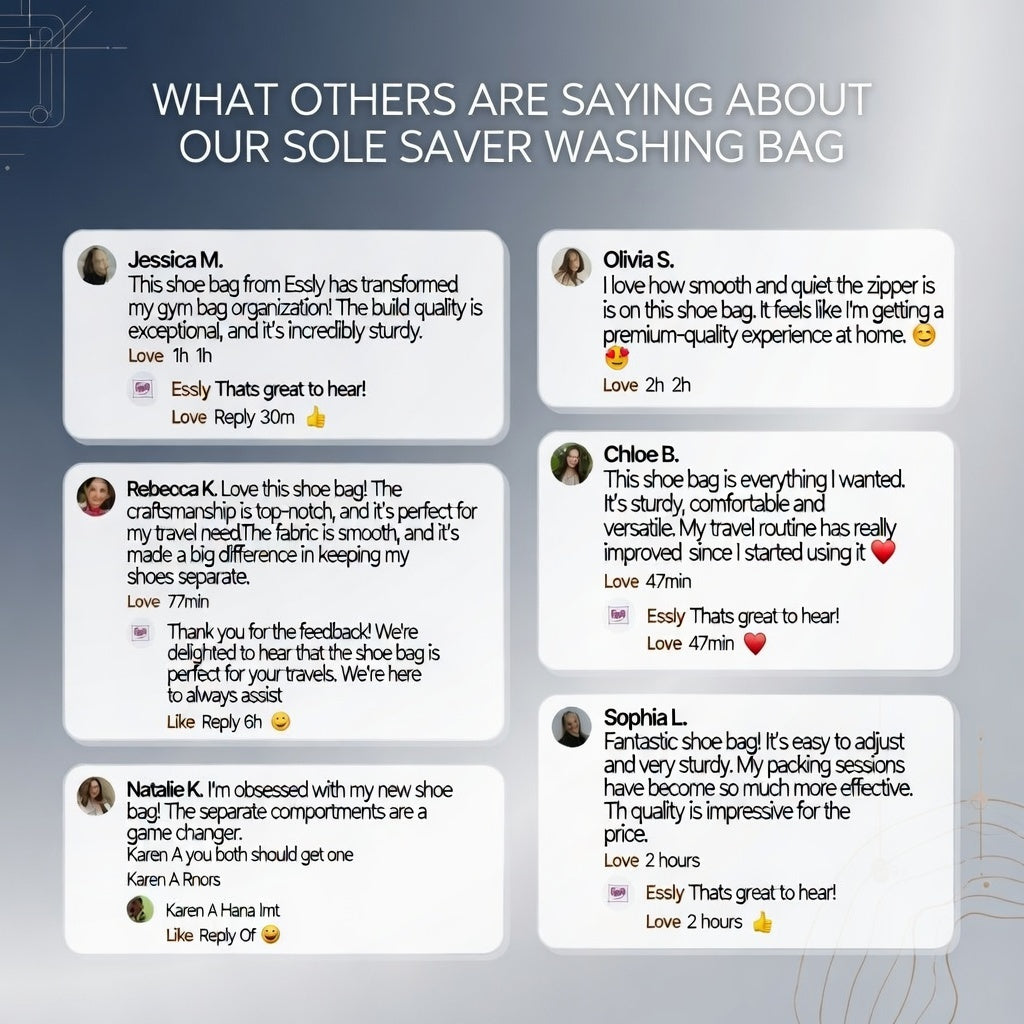 SoleSaver Laundry Shoe Bag