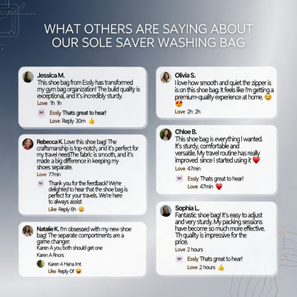 SoleSaver Laundry Shoe Bag