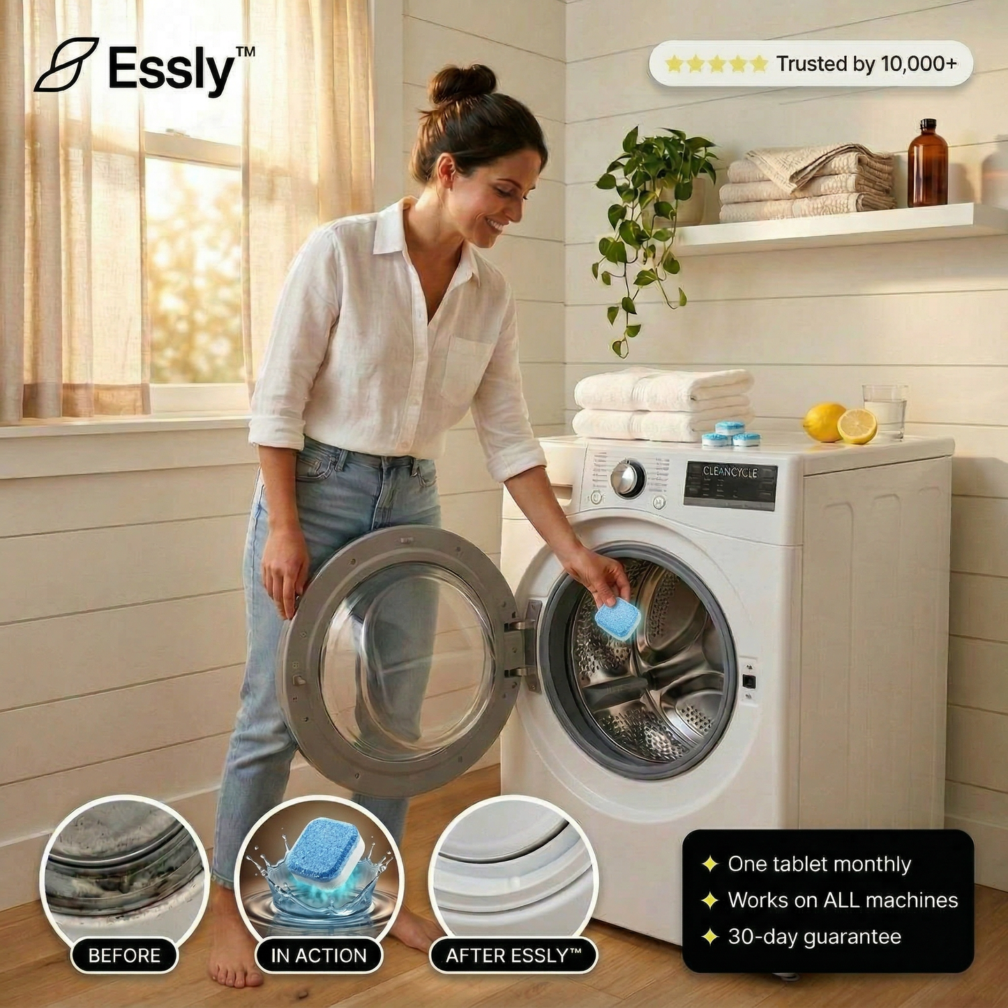Essly - Washer Machine Cleaning Tablets