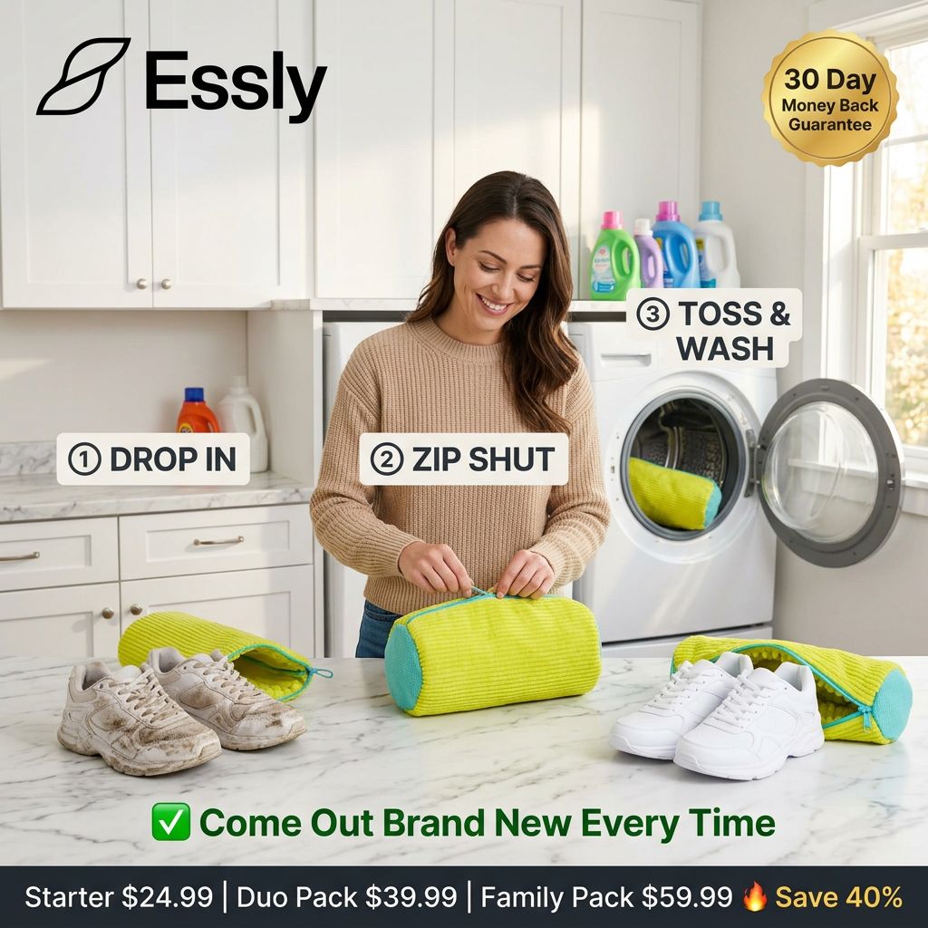 SoleSaver Laundry Shoe Bag