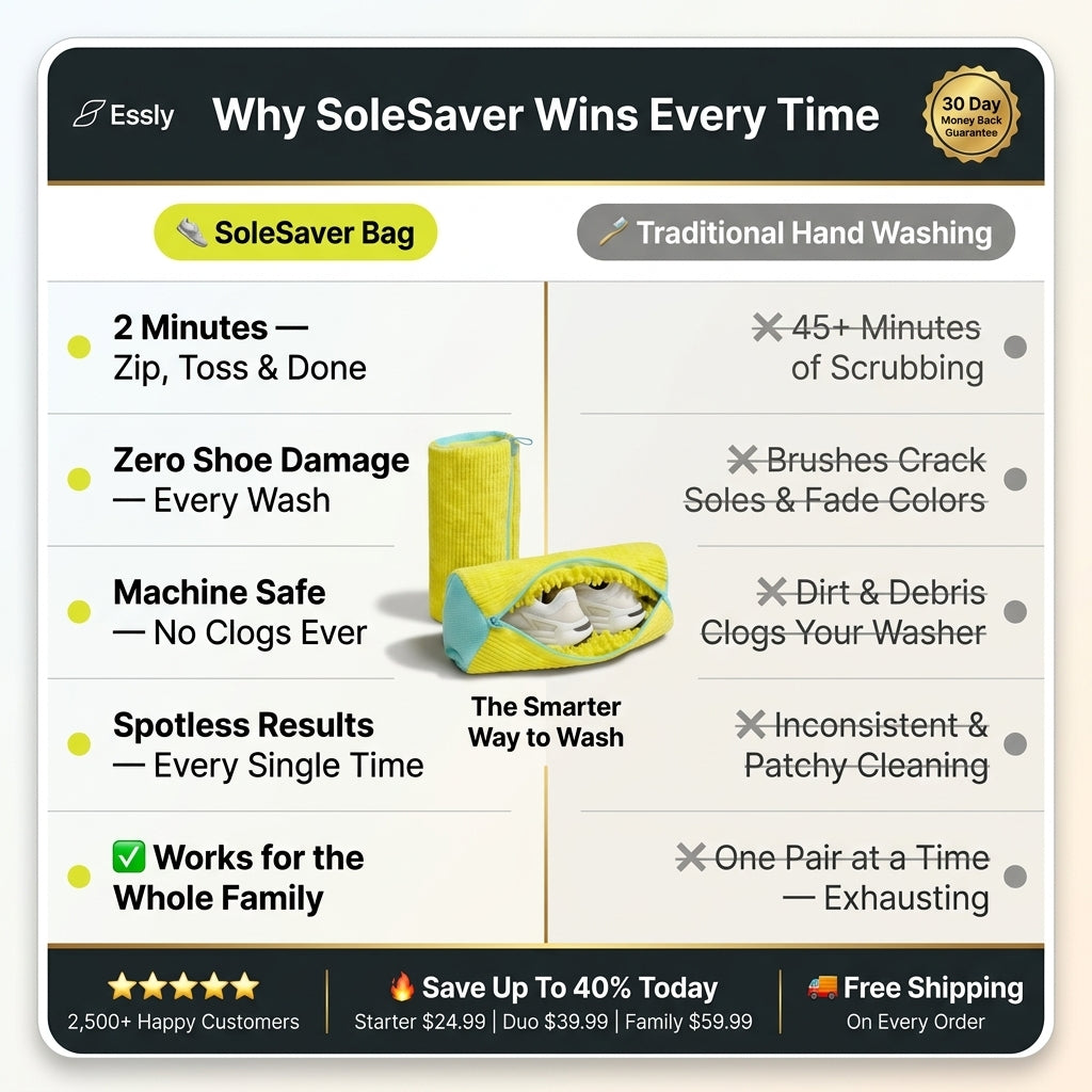 SoleSaver Laundry Shoe Bag